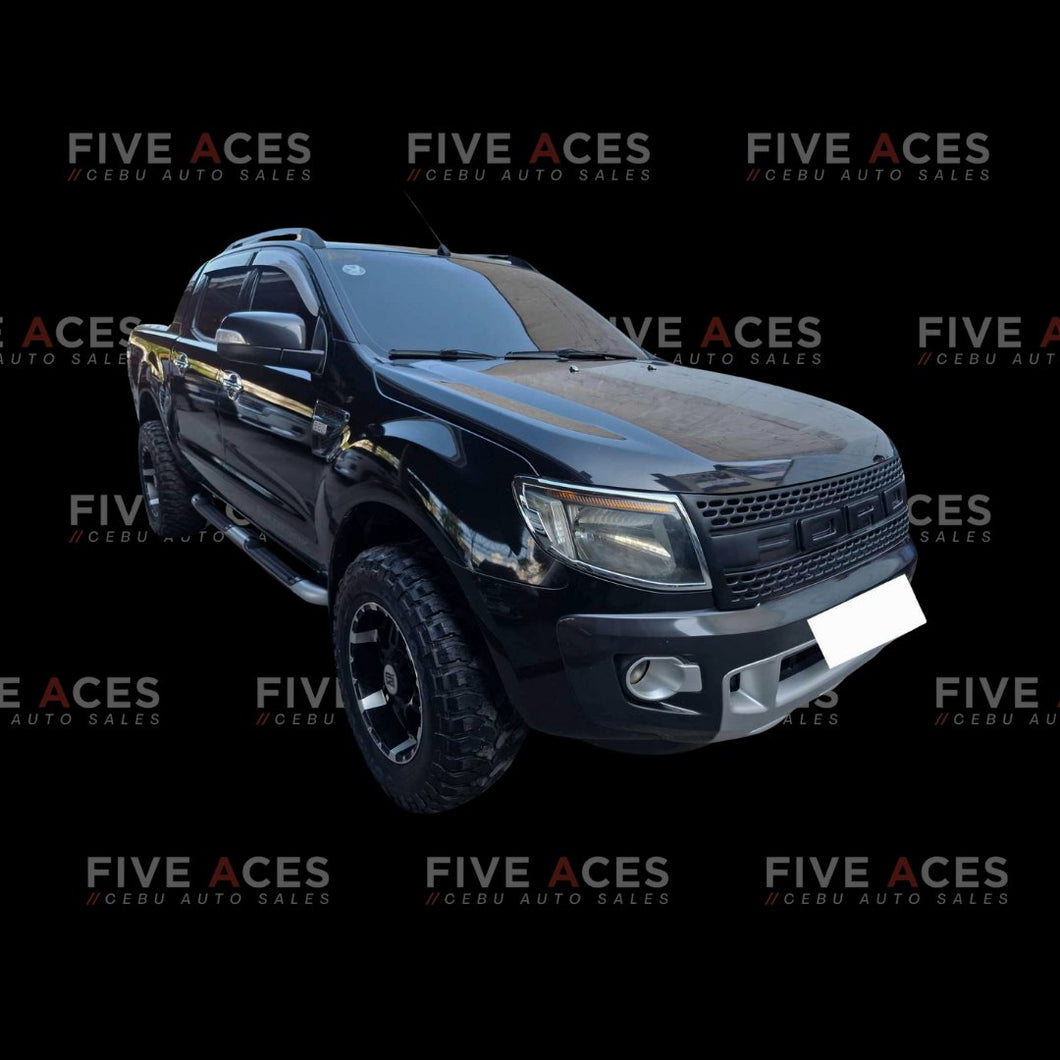 2013 FORD RANGER WILDTRAK 2.2L 4X4 MANUAL TRANSMISSION - Cebu Autosales by Five Aces - Second Hand Used Car Dealer in Cebu