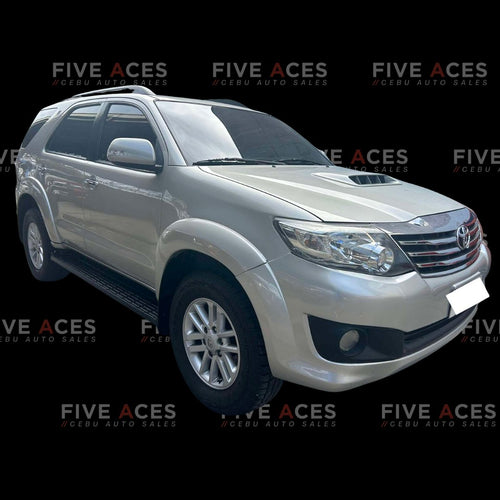 2014 TOYOTA FORTUNER 2.5L G 4X2 AUTOMATIC TRANSMISSION - Cebu Autosales by Five Aces - Second Hand Used Car Dealer in Cebu